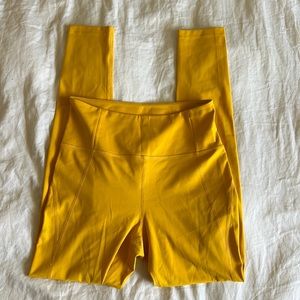 Girlfriend Canary Yellow Full Length Leggings